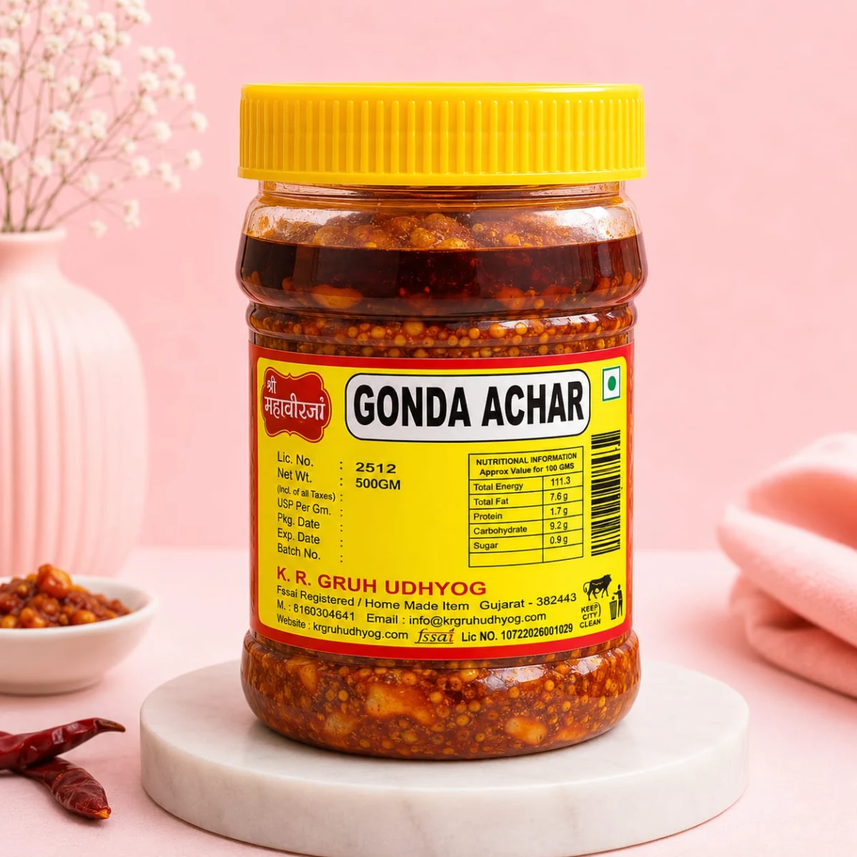 Rajasthani Gonda Achar 500GM product image