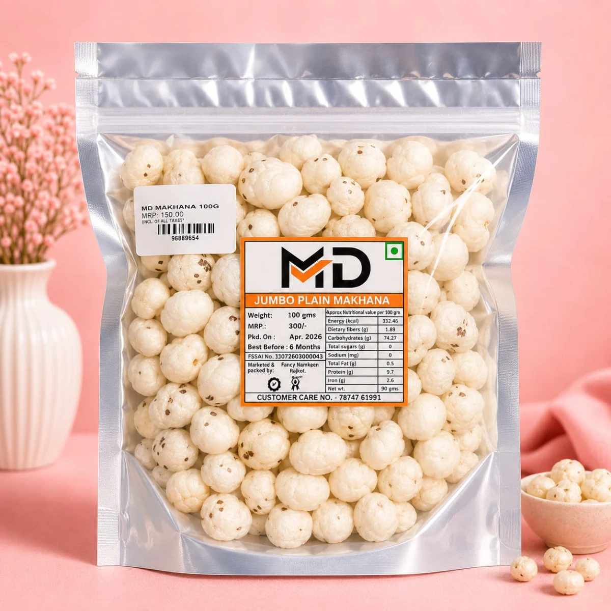 Md Makhana 100G product image 1