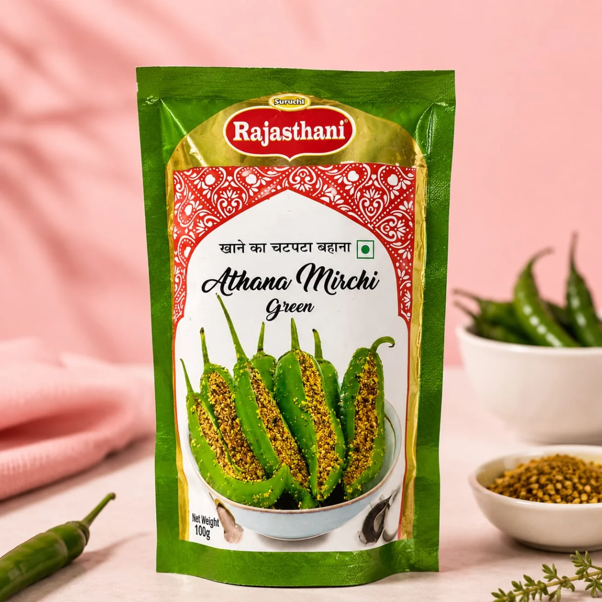 Rajasthani Athana Mirch Green 200GM product image