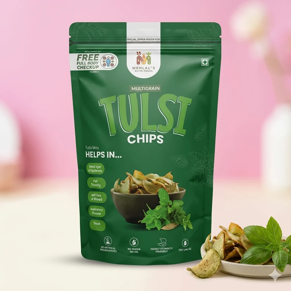 Mehlal Multigran Tulsi Chips