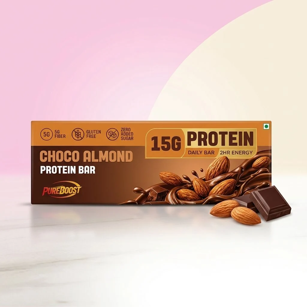 Pureoost Chocolate Almond Protian Bar Chocolate