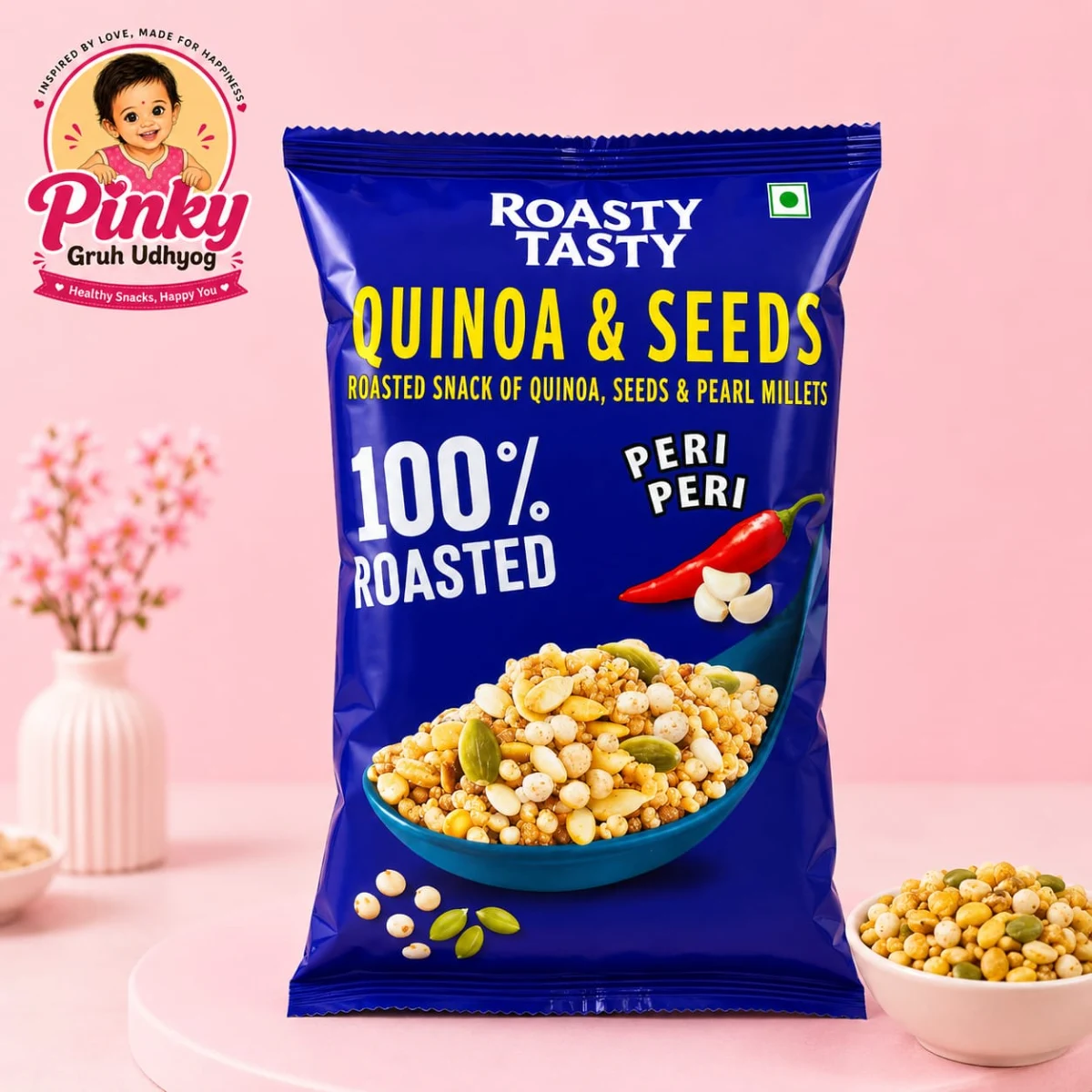 Roasty Quinoa & Seeds