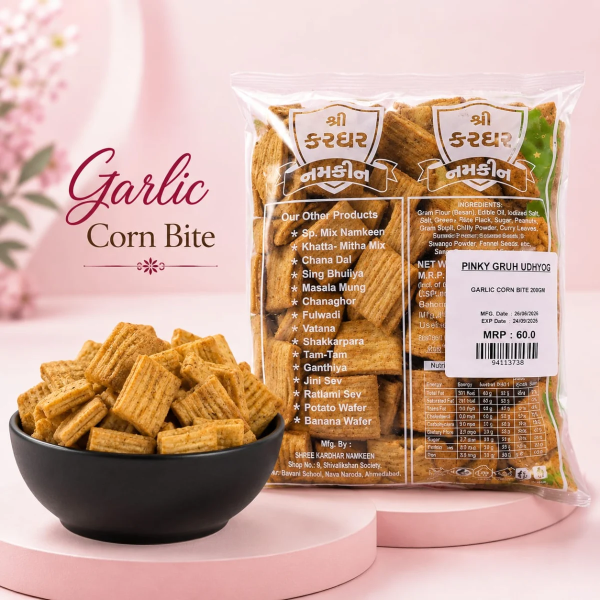 GARLIC CORN BITE