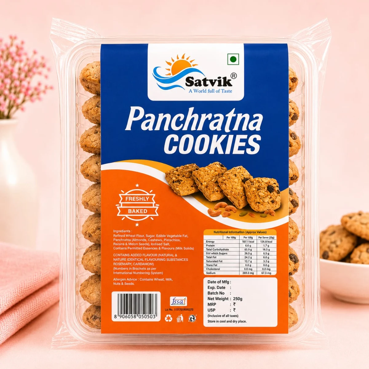 SATVIK PANCHRATAN CHOOKIES 250GM