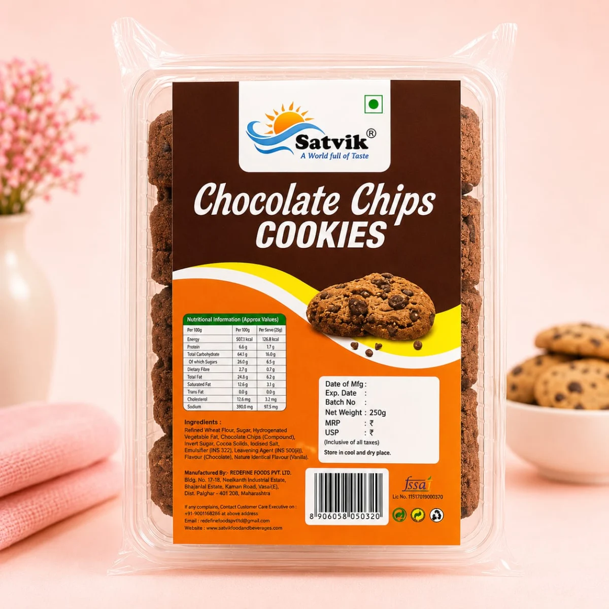 SATVIK CHOCOLATE CHIPS COOKIES