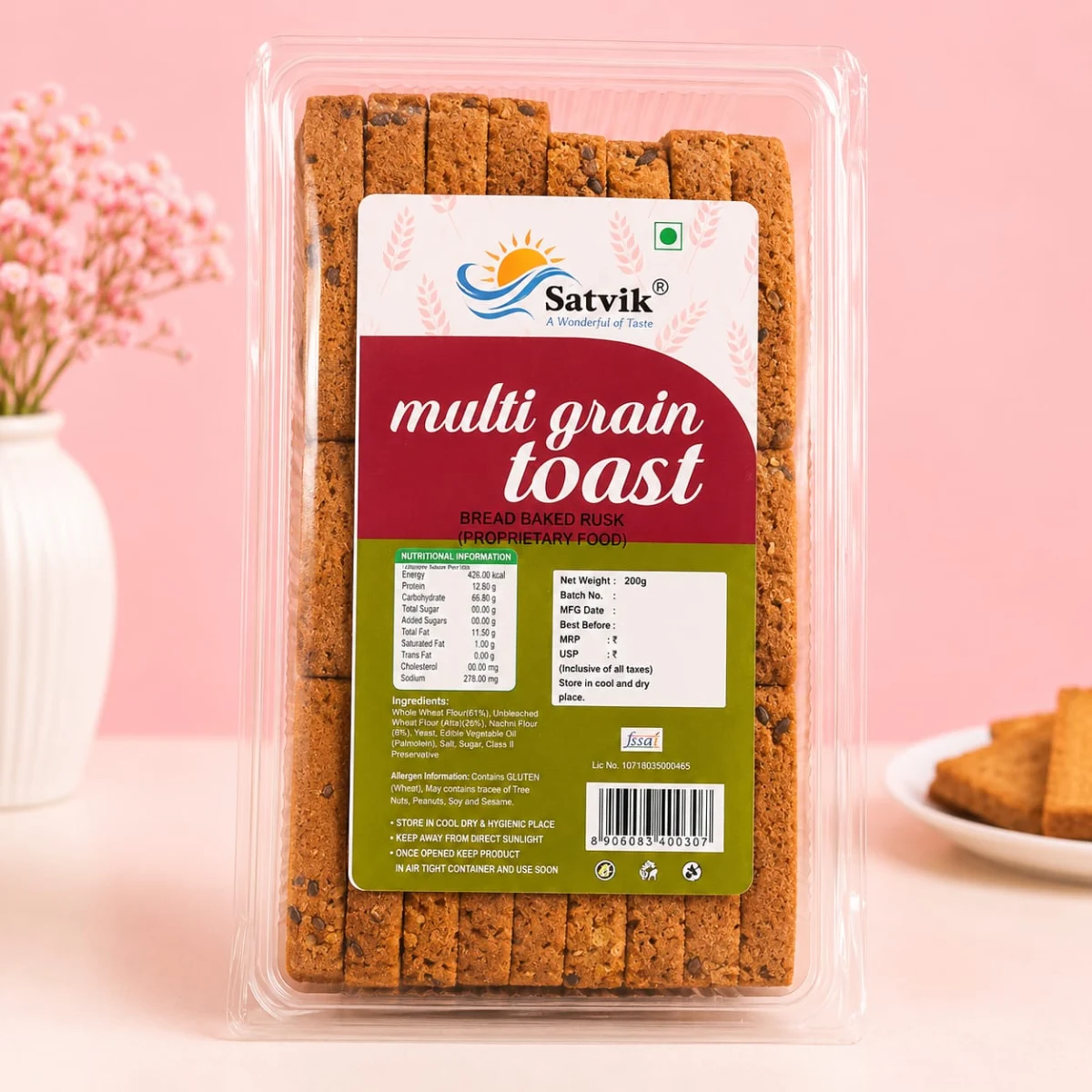 SATVIK MULTIGRAIN TOAST 200GM