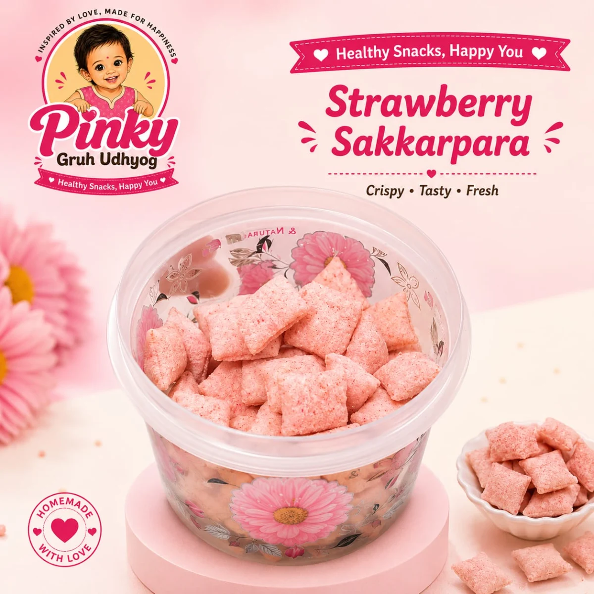 STRAWBERRY SAKARPARA