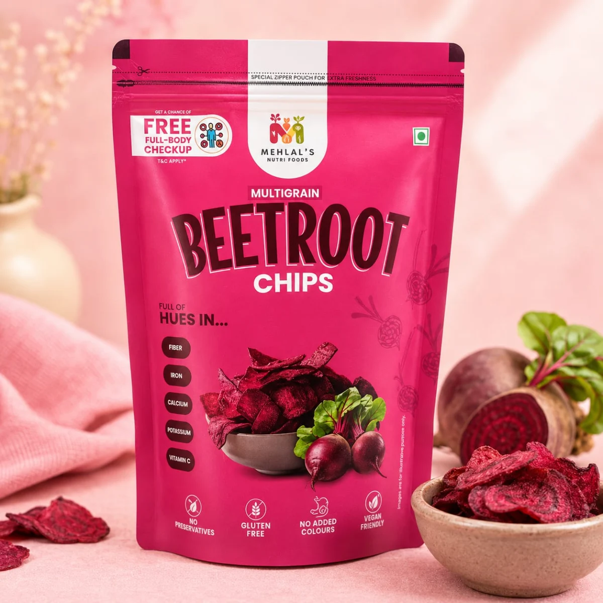 MEHLALS BEETROOT CHIPS