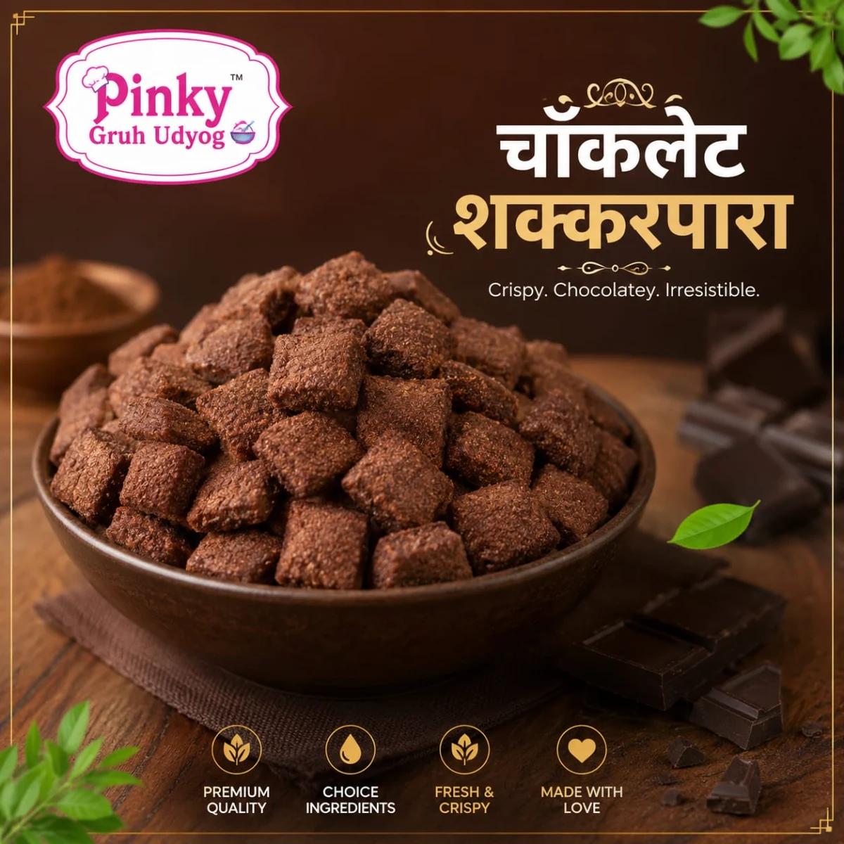 SHAKARPARA CHOCOLATE