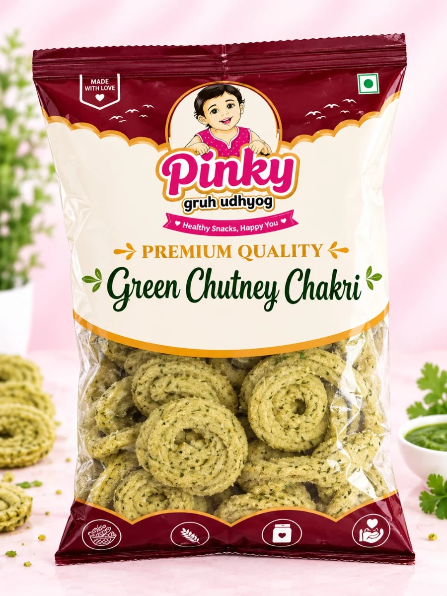 GREEN CHUTNEY CHAKRI 1